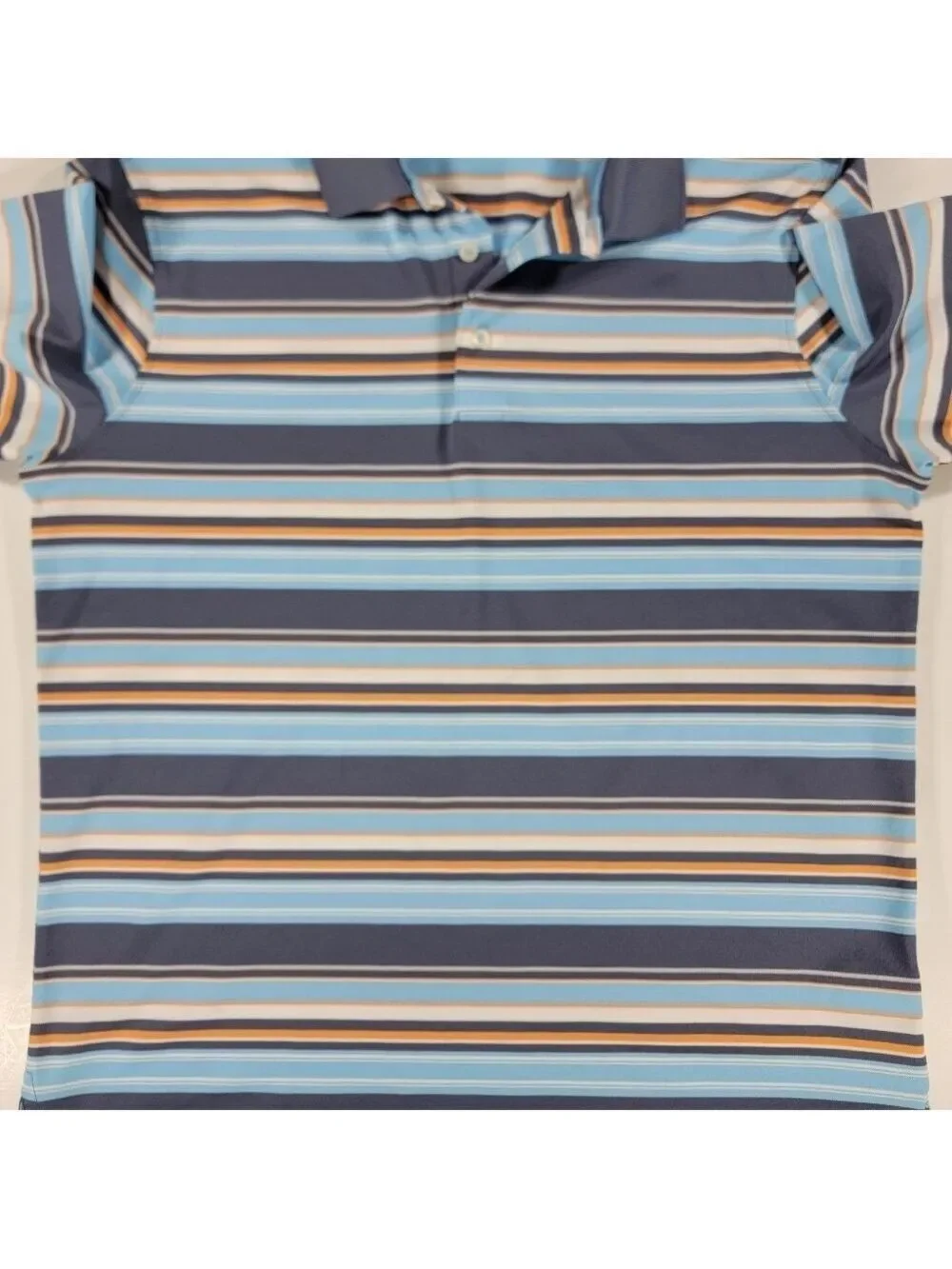 Stitch Golf Performance Stretch Pique Polo Shirt Mens Medium TPC Rivers Bend
